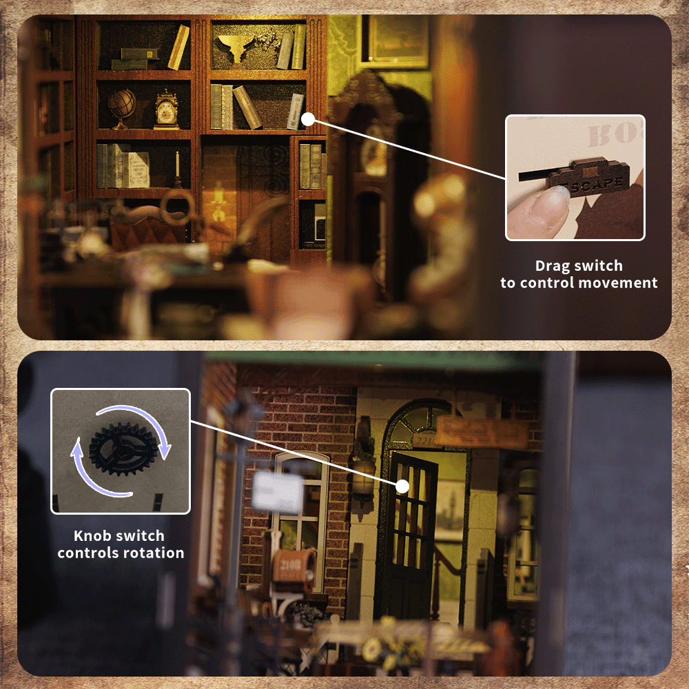 DIY Book Nook Kit(Rose Detective Agency)