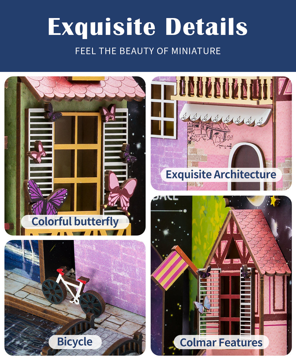 DIY Book Nook Kit (Dreamland Of Alsace)