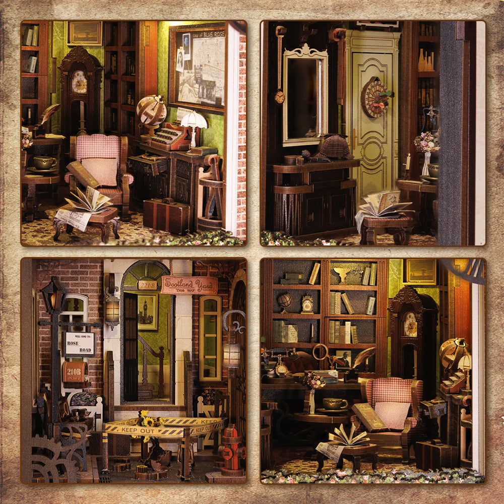DIY Book Nook Kit(Rose Detective Agency)