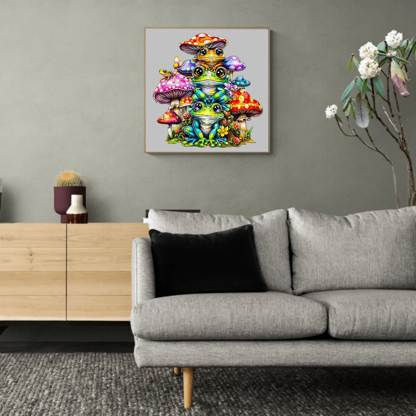 Frog Family - Wooden Jigsaw Puzzle