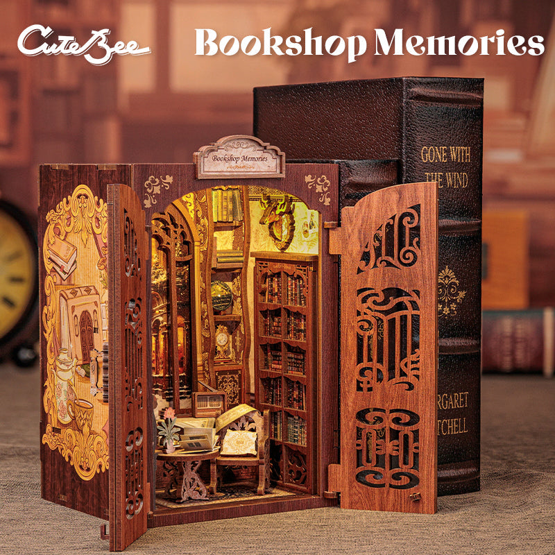 DIY Book Nook Kit(Bookshop Memories)