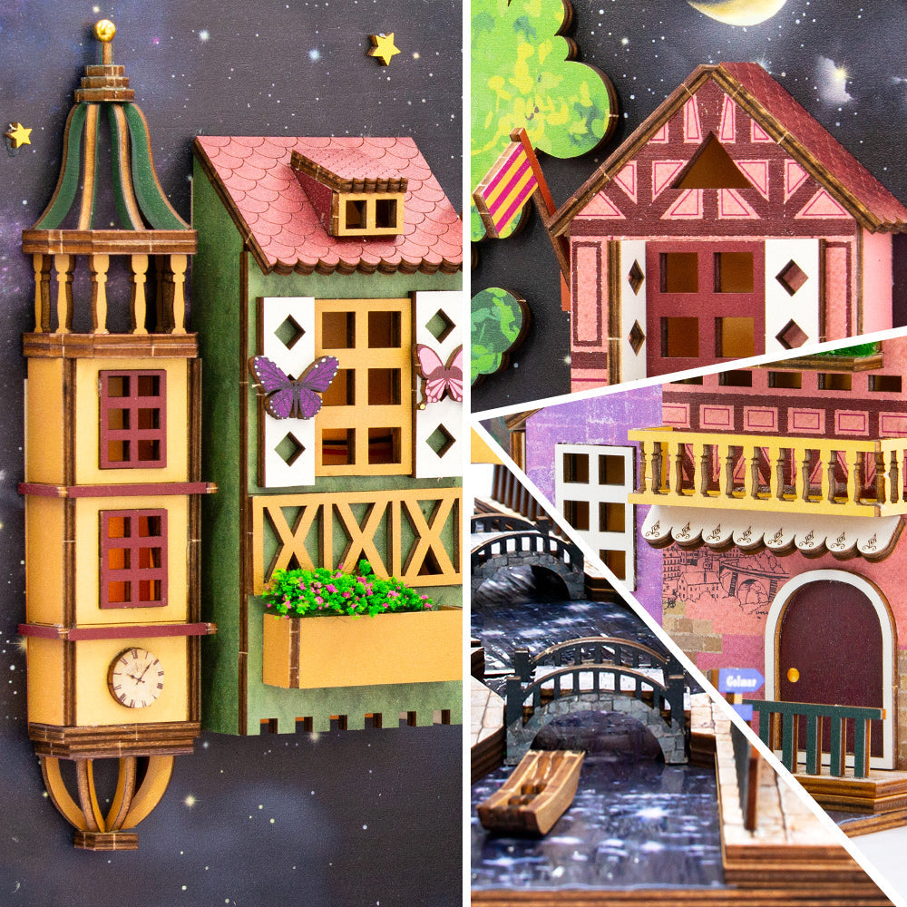 DIY Book Nook Kit (Dreamland Of Alsace)
