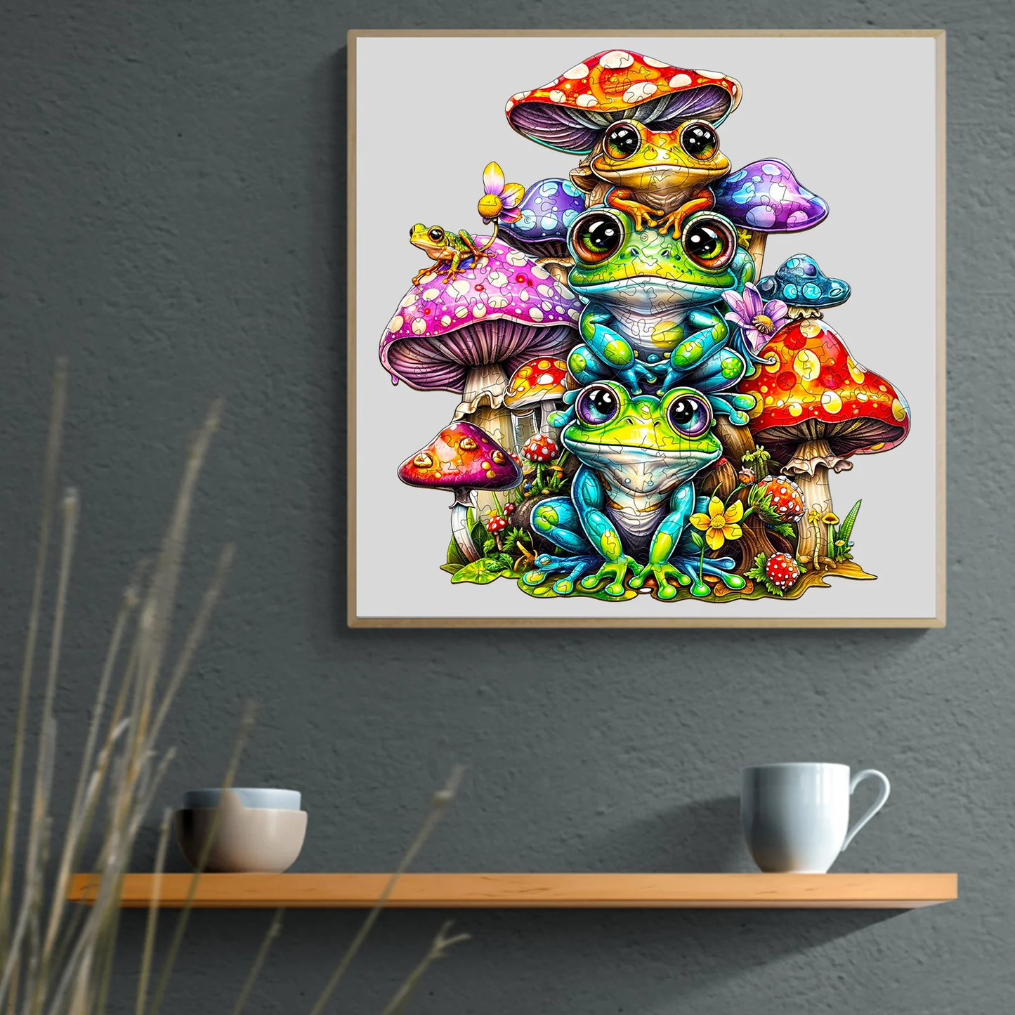 Frog Family - Wooden Jigsaw Puzzle