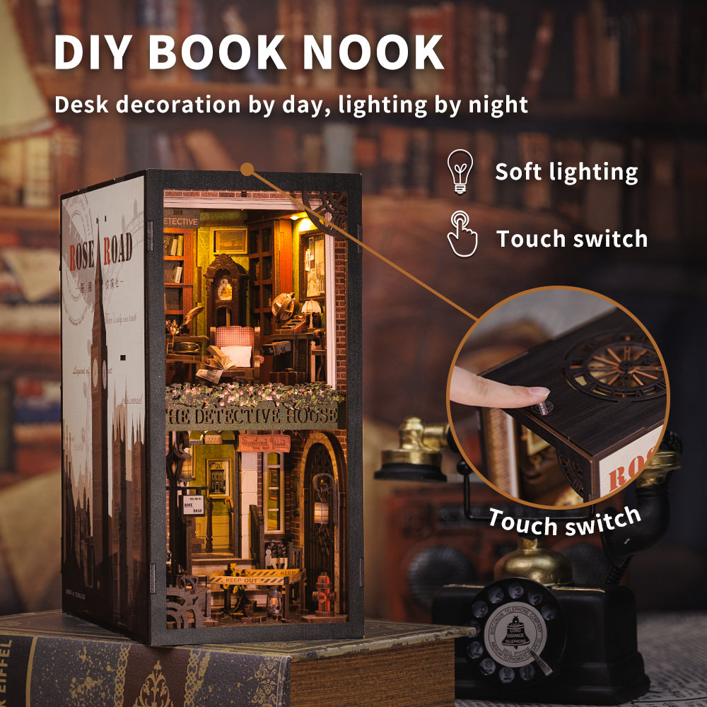DIY Book Nook Kit(Rose Detective Agency)