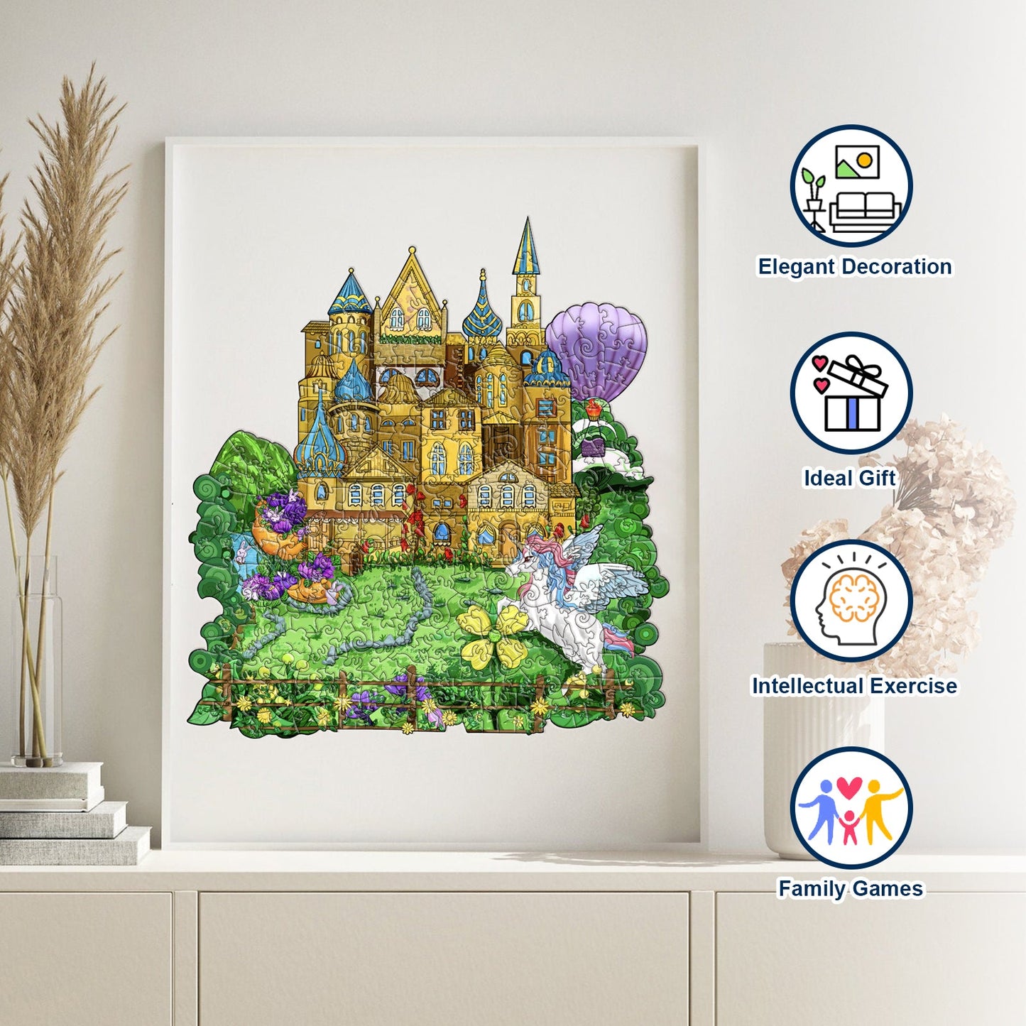 Castle Of Dreams - Wooden Jigsaw Puzzle