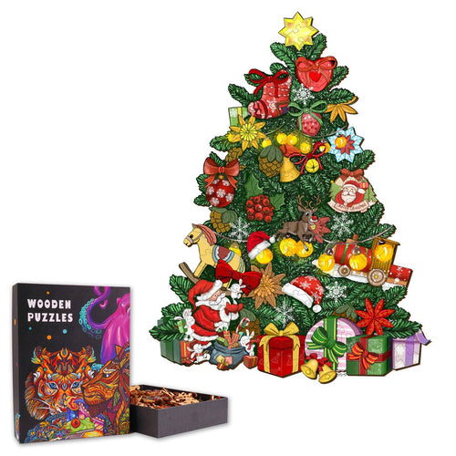Christmas Tree - Wooden Jigsaw Puzzle