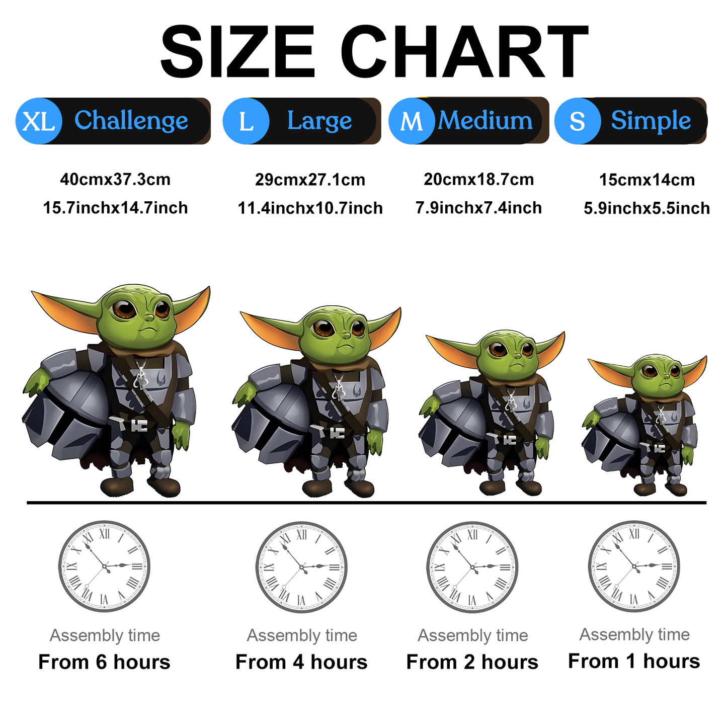 Mando Baby Armor - Wooden Jigsaw Puzzle