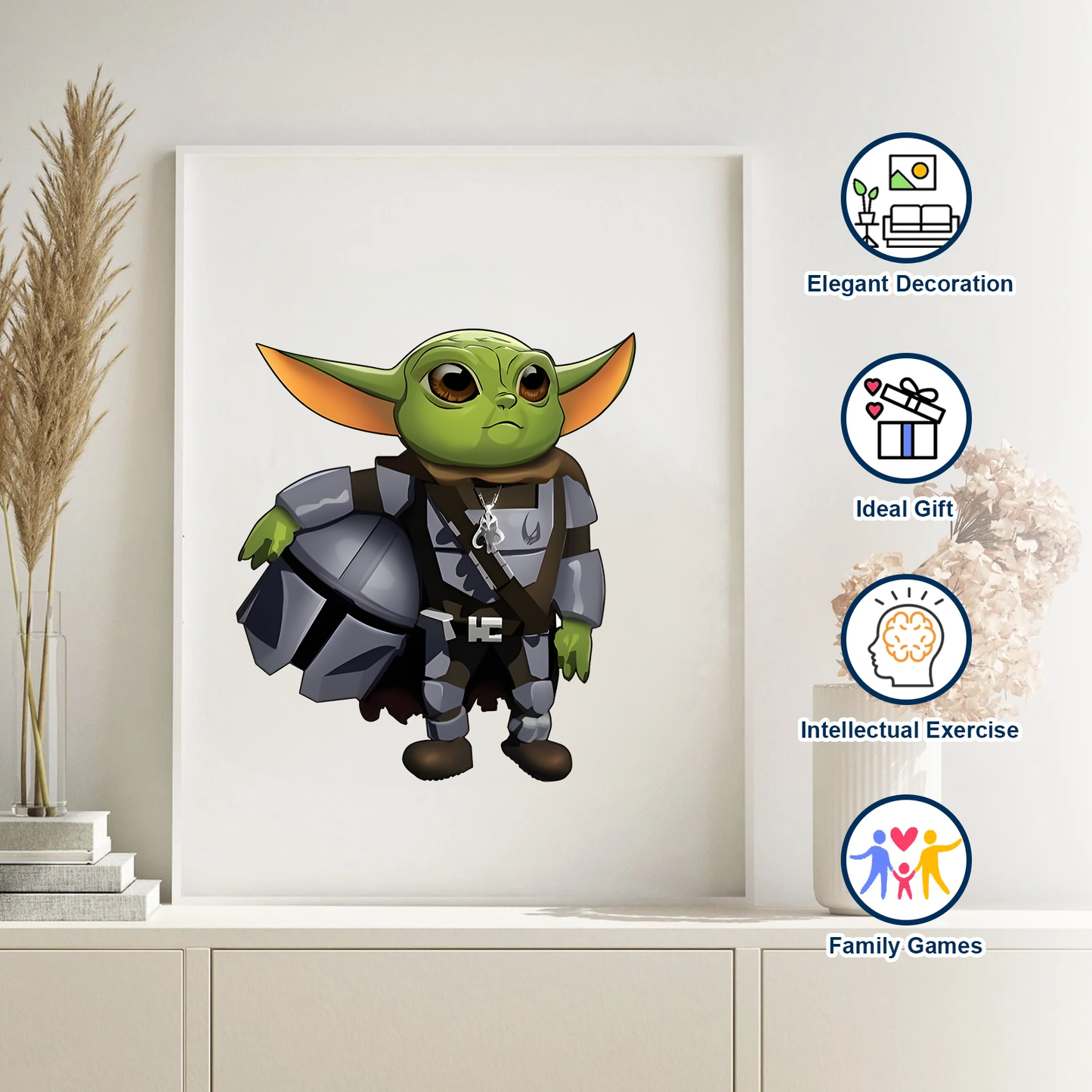 Mando Baby Armor - Wooden Jigsaw Puzzle