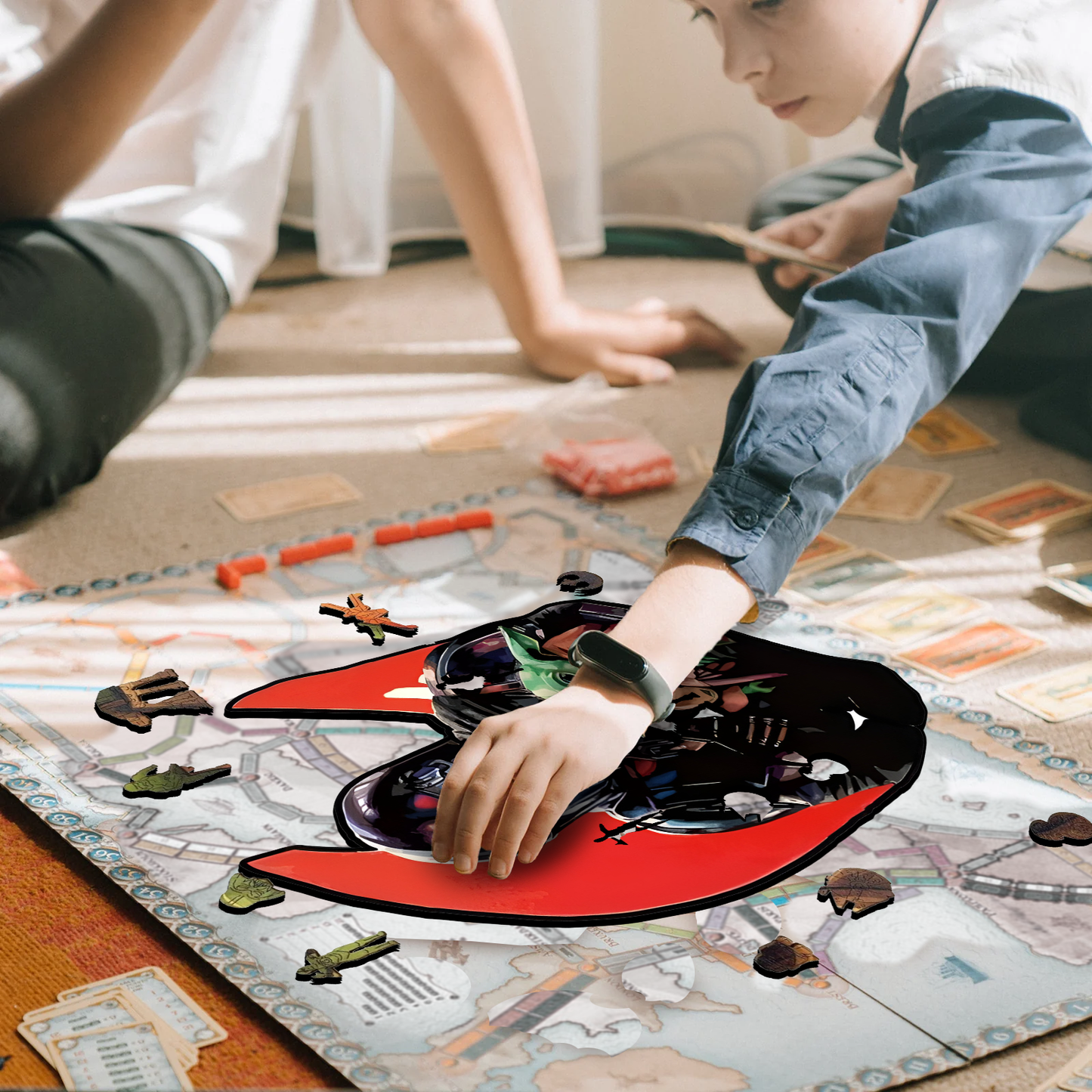 Mando Carry Baby - Wooden Jigsaw Puzzle