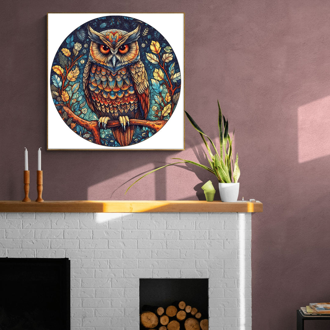 Mystic Owl - Wooden Jigsaw Puzzle