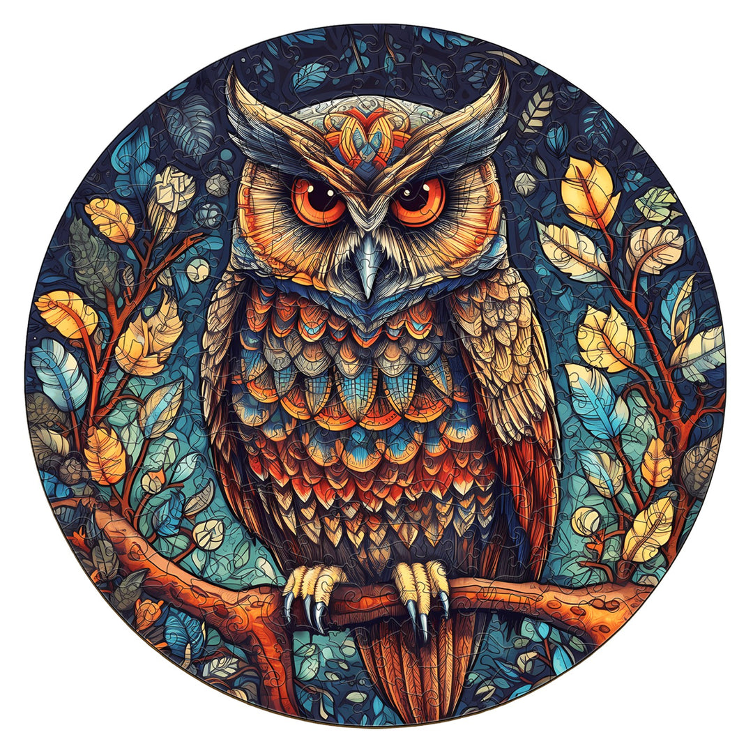 Mystic Owl - Wooden Jigsaw Puzzle