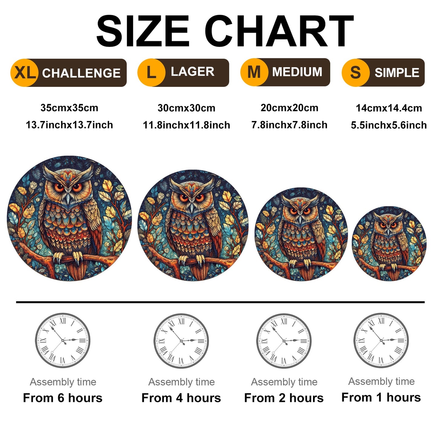 Mystic Owl - Wooden Jigsaw Puzzle