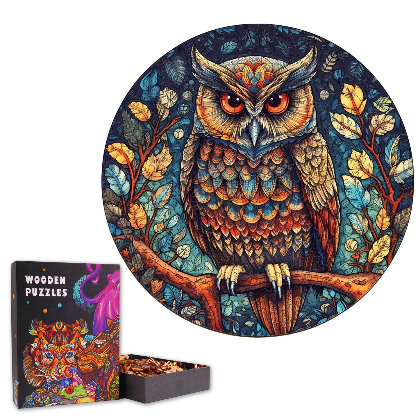 Mystic Owl - Wooden Jigsaw Puzzle