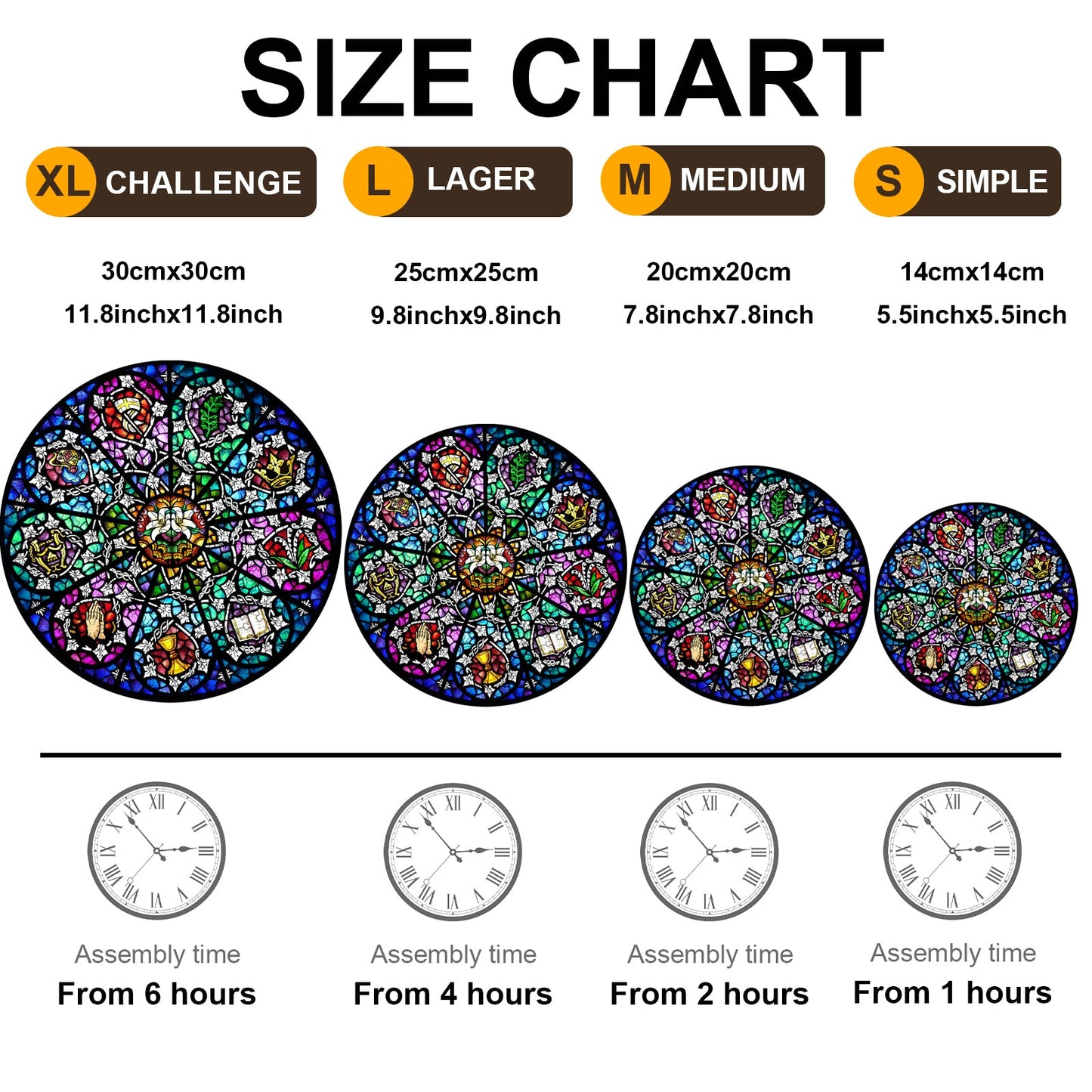 Rose Window - Wooden Jigsaw Puzzle