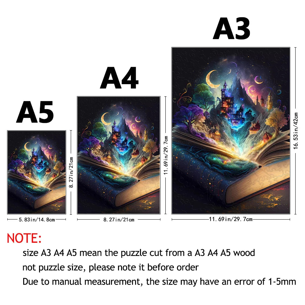 Magical Storybook - Wooden Jigsaw Puzzle