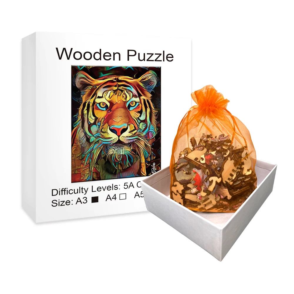 Tiger Zzle - Wooden Jigsaw Puzzle