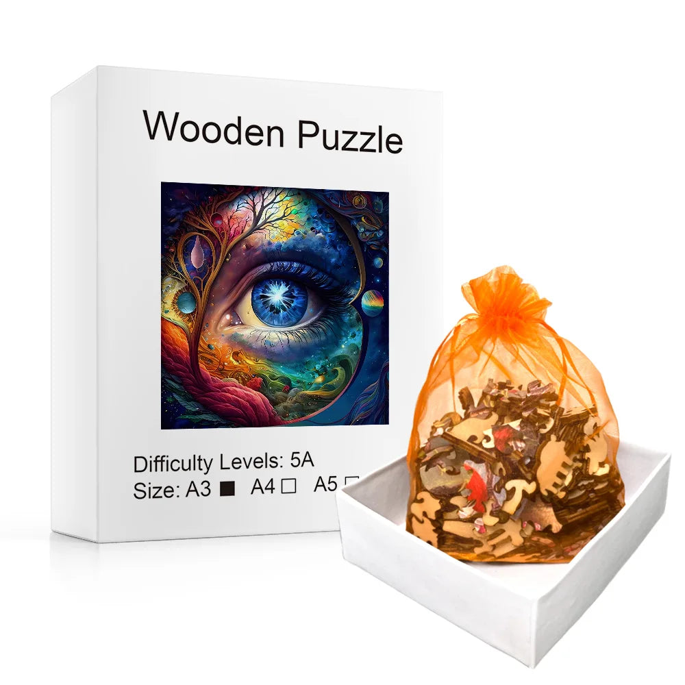 Eternal Eye Galaxy - Wooden Jigsaw Puzzle