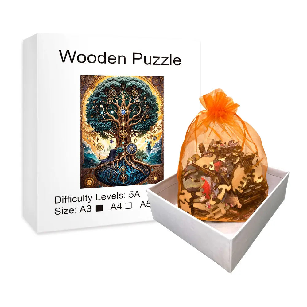 Tree of Time - Wooden Jigsaw Puzzle