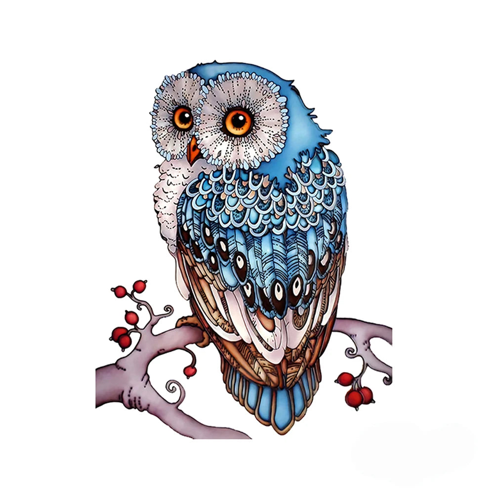 Cute Owl - Wooden Jigsaw Puzzle
