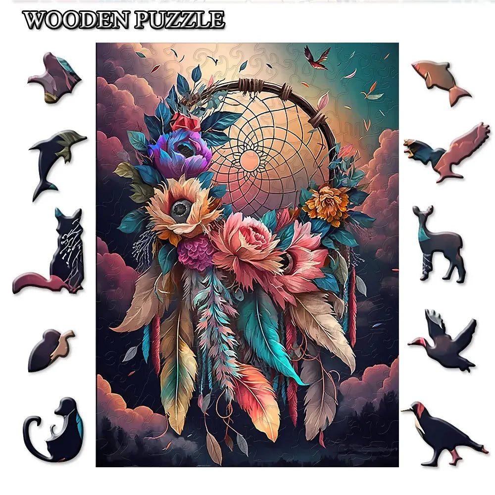 Dreamcatcher - Wooden Jigsaw Puzzle