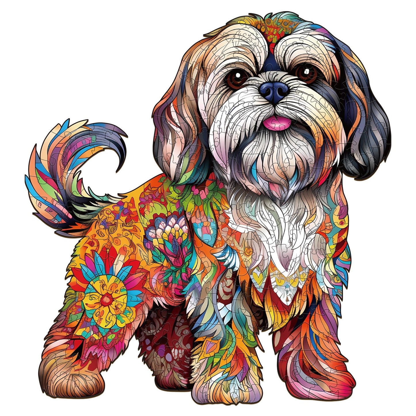 Cute Shih Tzu - Wooden Jigsaw Puzzle