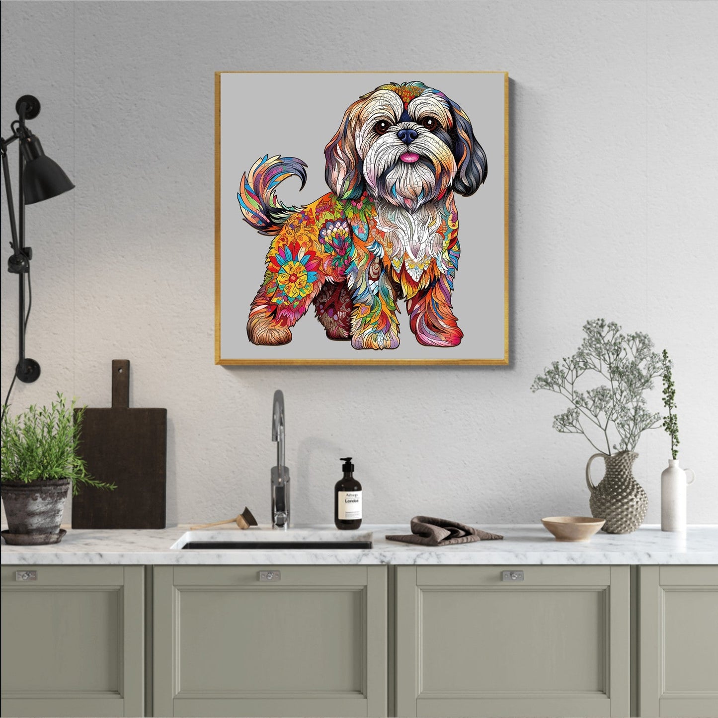 Cute Shih Tzu - Wooden Jigsaw Puzzle
