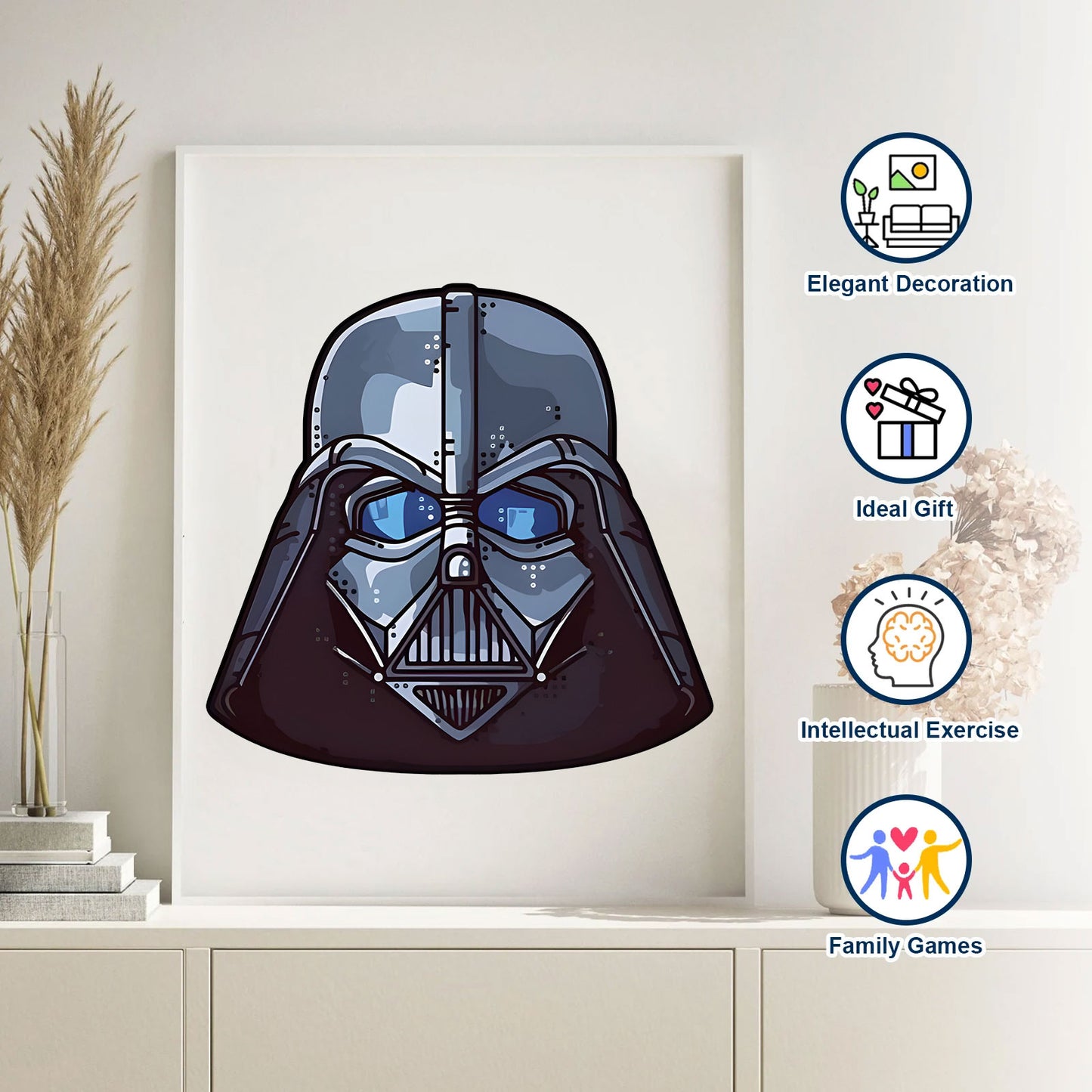 Vaider Helmet - Wooden Jigsaw Puzzle