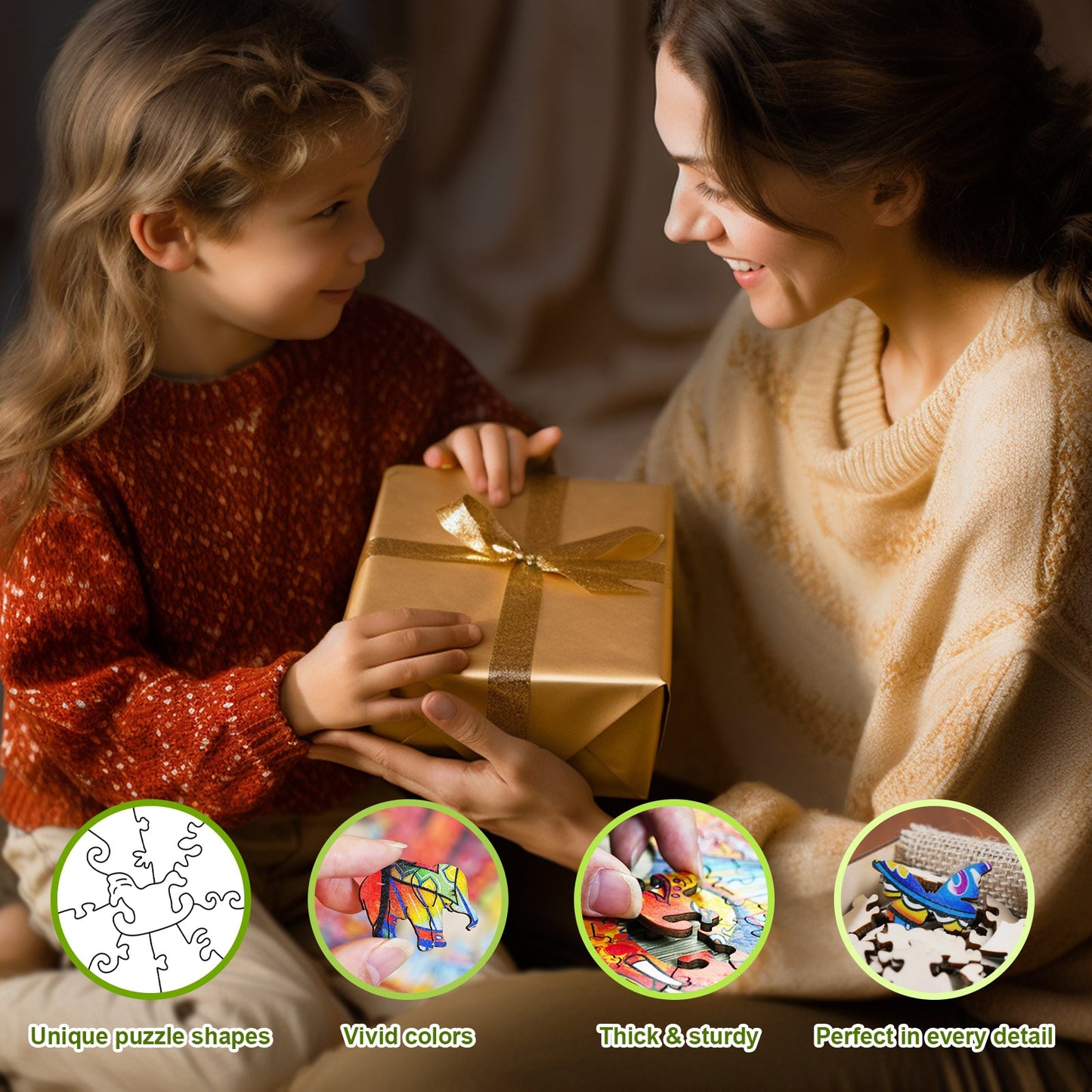 Wooden Jigsaw Puzzle for Kids - Cute Owl