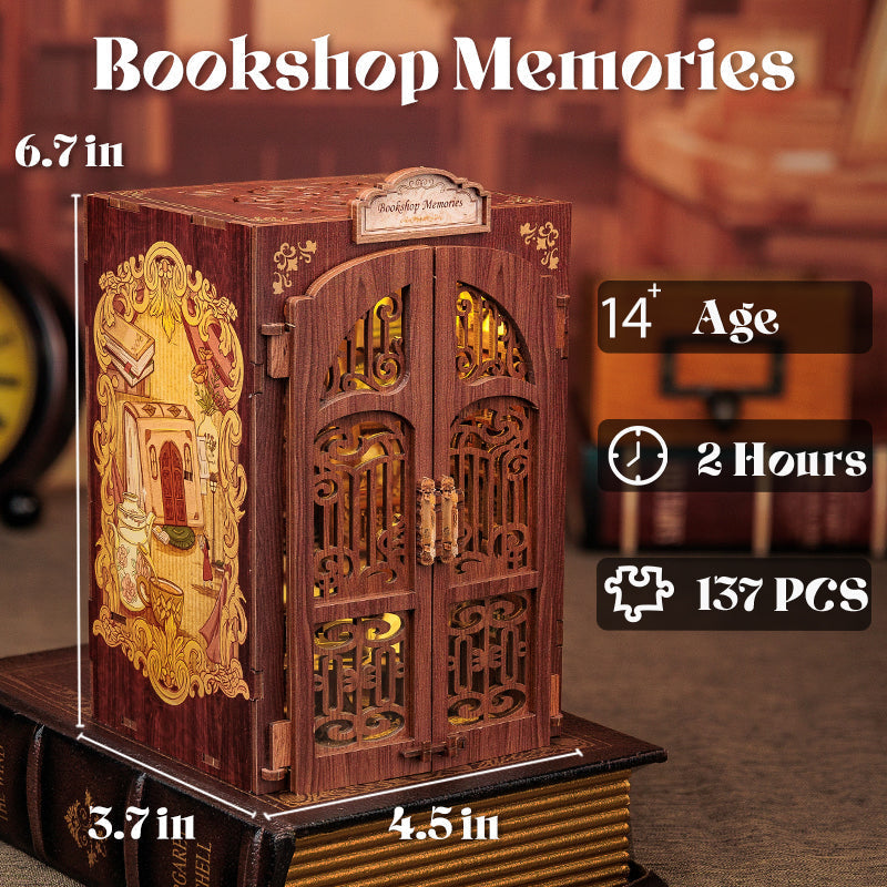 DIY Book Nook Kit(Bookshop Memories)