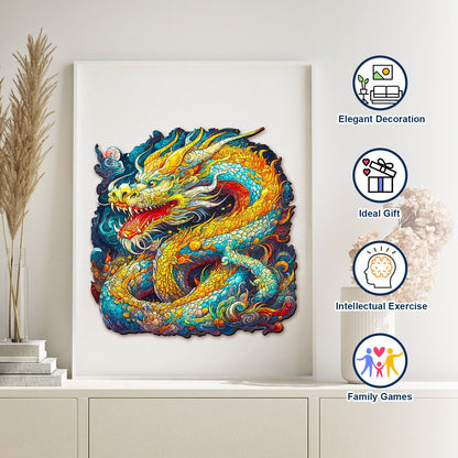 Chinese Dragon  - Wooden Jigsaw Puzzle