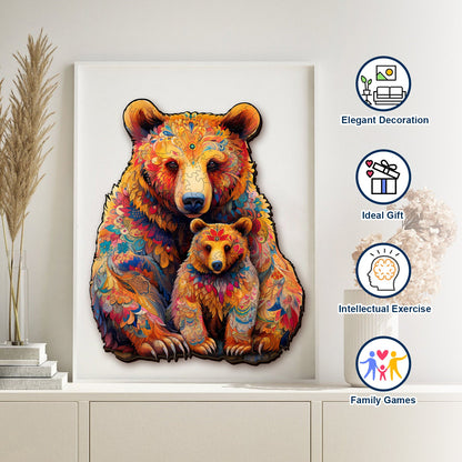 Bear Family - Wooden Jigsaw Puzzle