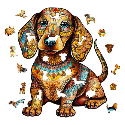 Dachshund 2 - Wooden Jigsaw Puzzle