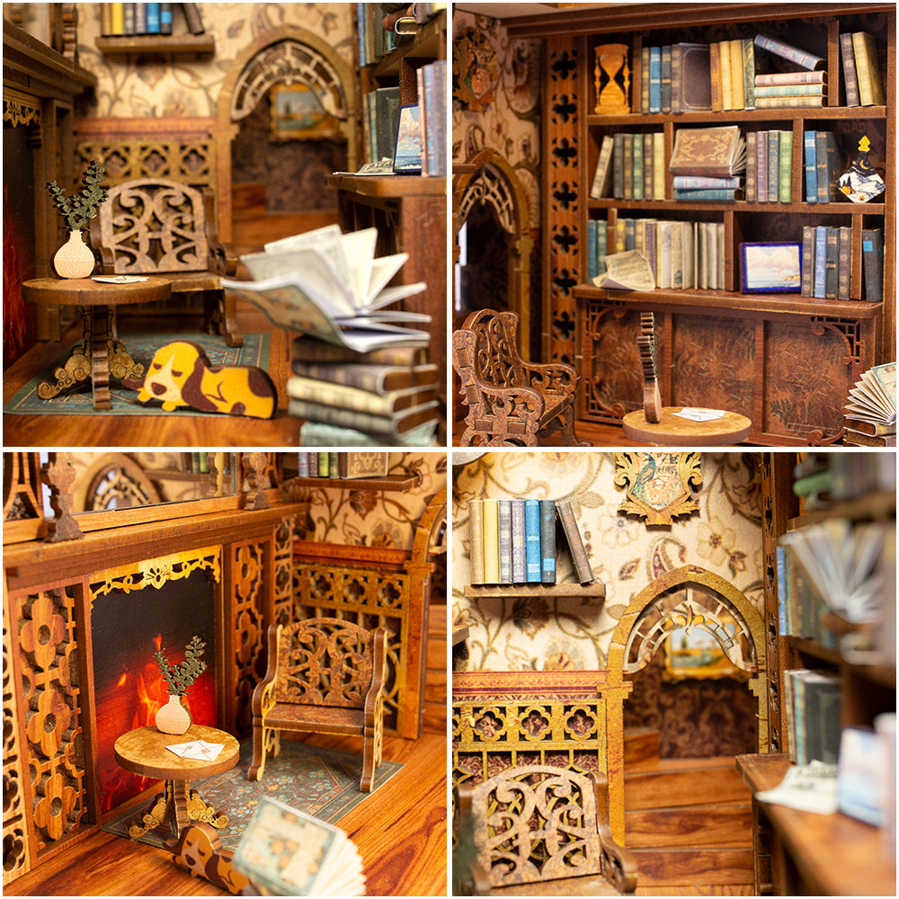 DIY Book Nook Kit (Eternal Bookstore)