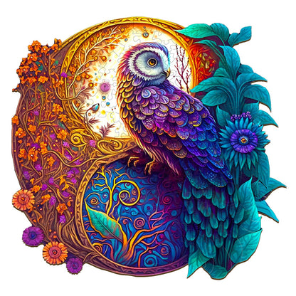 Yin Yang Owl - Wooden Jigsaw Puzzle