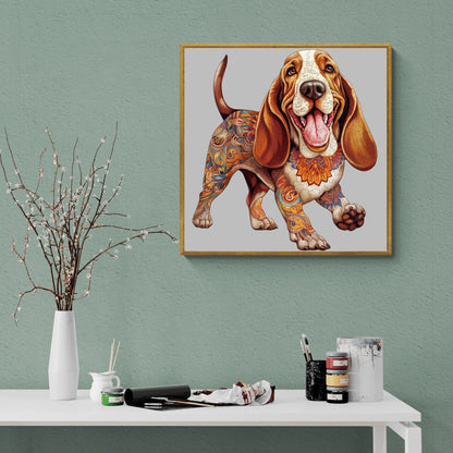 Basset Hound - Wooden Jigsaw Puzzle