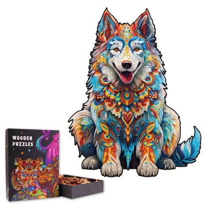 Alaskan Malamute - Wooden Jigsaw Puzzle