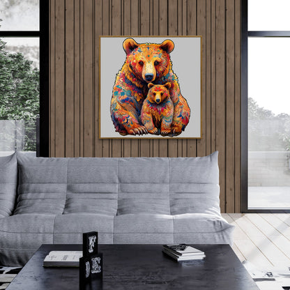 Bear Family - Wooden Jigsaw Puzzle