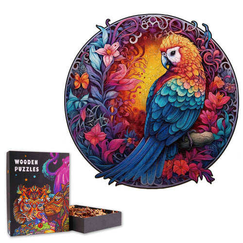 Beautiful Parrot - Wooden Jigsaw Puzzle