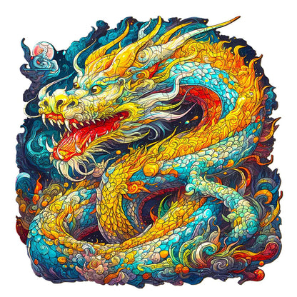 Chinese Dragon  - Wooden Jigsaw Puzzle