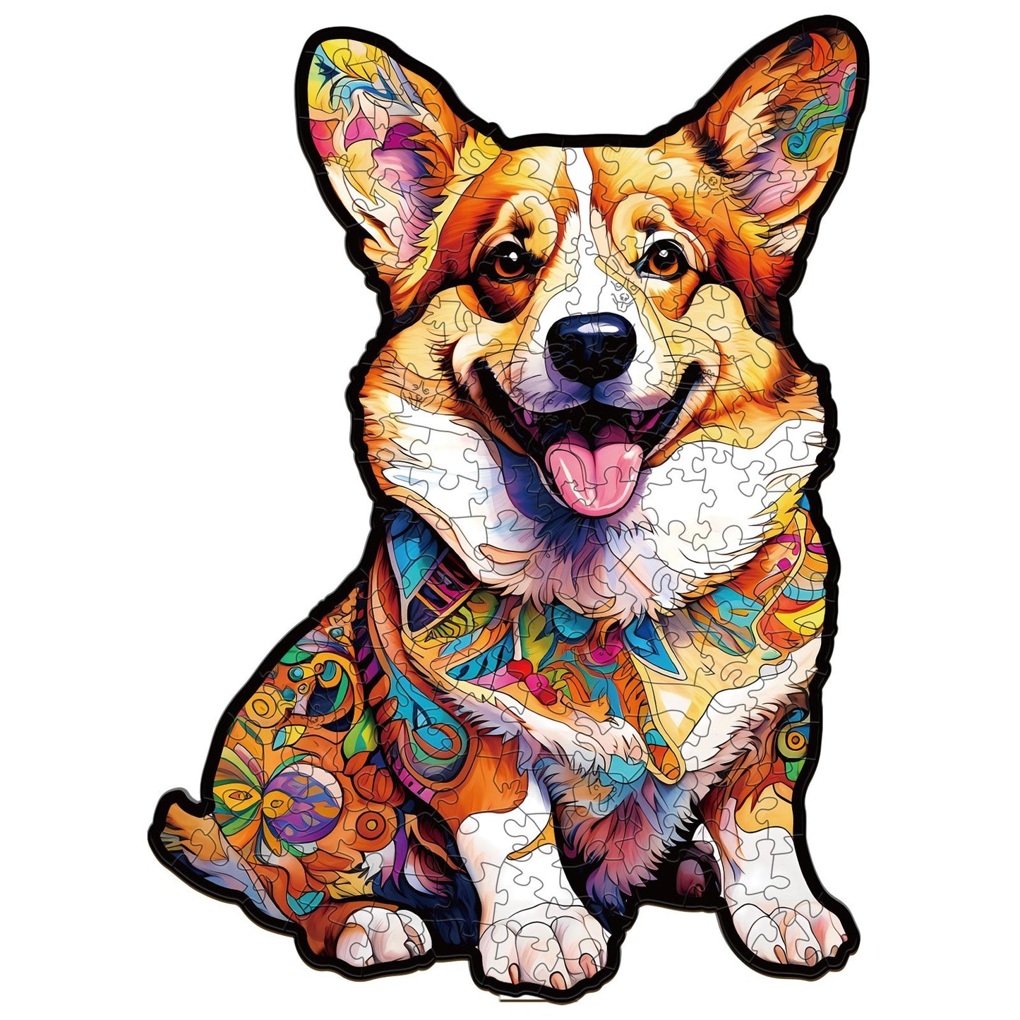 Corgi 2- Wooden Jigsaw Puzzle