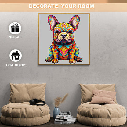 Cute French Bulldog - Wooden Jigsaw Puzzle