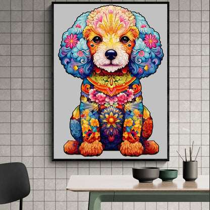 Cute Poodle - Wooden Jigsaw Puzzle