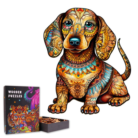 Dachshund 2 - Wooden Jigsaw Puzzle