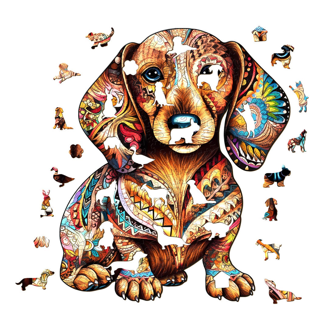 Dachshund - Wooden Jigsaw Puzzle