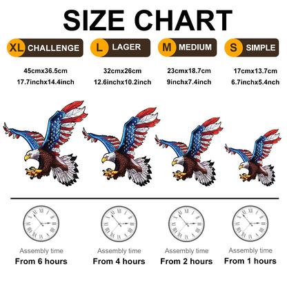 Free Eagle - Wooden Jigsaw Puzzle