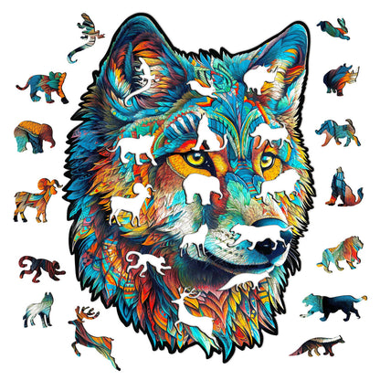 Wolf - Wooden Jigsaw Puzzle