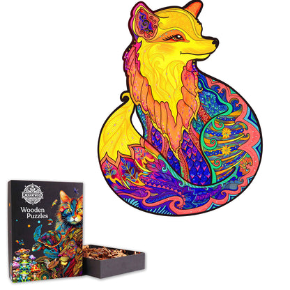 Alluring Fox - Wooden Jigsaw Puzzle