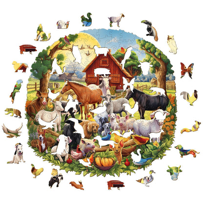 Fun Farm - Wooden Jigsaw Puzzle