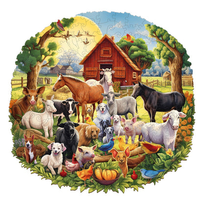 Fun Farm - Wooden Jigsaw Puzzle