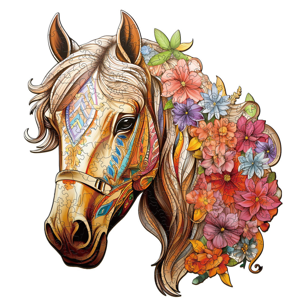 Gentle Horse - Wooden Jigsaw Puzzle